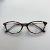 Armazón de Gafas Tr Ultraligero Armazón de Metal Mostrando la Cara Armazón Pequeño de Mariposa Armazón para Miopía de Estudiante Armazón Plano 210581