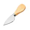 Fabricante Juego de Cuchillos para Queso de Acero Inoxidable con Mango de Madera Herramienta Pala Tenedor Cuchillo para Queso Pizza Pastel Espátula para Mantequilla Mantequilla