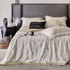 1 Colcha de Verão Fresca de Luxo Moderno de Alta Qualidade 100 LF Tencel Lanjing Conjunto de Quatro Peças Fresco Lavável Fina para Ar Condicionado