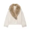 Comercio Exterior Transfronterizo Ropa de Mujer 2026 Invierno Nuevo Estilo Europeo y Americano Chaqueta de Piel Sintética Textura de Gamuza 5761783
