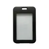 Comércio exterior transfronteiriço flip dobrável dupla face transparente plástico PP ID certificado de identidade conjunto de cartões de fábrica etiqueta de crachá concha de cartão atacado