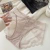 Puro Deseo Malla Hueca Sexy Ropa Interior para Mujer Pierna Alta Sin Marca Transpirable Amigable con la Piel Bragas Bacteriostáticas