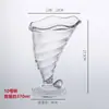 Taza de Helado Elegante Anticaída de Acrílico, Taza de Helado, Taza de Bola de Nieve, Taza Transparente para Postre, Vaso de Plástico para Malteada, Taza de Fruta