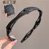 2026 Nuevo Modelo Diadema Antideslizante Dentada Malla de Gasa Ola Diadema para Mujer Clip para el Cabello de Corona Alta Accesorio para el Cabello
