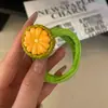 Coreia do Sul Dongdaemun Anel de Cabelo Fofo de Frutas Versátil Primavera e Verão Destaque Colorido Alta Elasticidade Anel de Toalha de Cabelo Acessórios de Cabelo