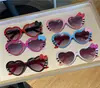 Gafas de Sol Infantiles Forma de Gato Gafas para Bebé Moda Dibujos Animados Lindas Nuevo Corazón de Amor