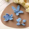 Moda Coreana Trendy Flor de Perlas DIY Ramillete Dopamina Ropa Zapato Zueco Accesorio de Flor
