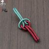 Joyería hecha a mano con nudo Gankun, hebilla de cuerda, collar con nudo de mandala de girasol, accesorios de cordón, accesorios colgantes con borlas