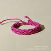Pulsera Transfronteriza de Amazon Nueva Tejida a Mano Simple Tejida de Algodón y Lino para Pareja Nuevo Estilo Chino Pulsera de Regalo para Mejor Amigo