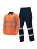 Polo de Solapa de Secado Rápido Reflectante Personalizado para Hombre de Exterior Saneamiento Construcción de Carreteras Seguridad Sanitaria Protección Laboral Ropa de Trabajo