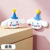 Dibujo Animado Estéreo Sanrio Goma Suave Almohadilla Anticolisión Manija Trasera de Puerta Pegatina Anticolisión Amortiguador Almohadilla Silenciosa Pegatina Decorativa Linda