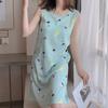 Pijama de Tirantes para Mujer Verano Delgado Sexy Falda Chaleco Estilo Coreano Clavo Ropa de Abrigo Camisón de Verano con Almohadilla en el Pecho Lote de Fábrica