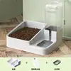 Comedero para mascotas, dispensador automático de agua para gatos, cuenco de acero inoxidable para gatos, cuenco para perros, cuenco para perros anti-derrames, suministros para mascotas gatos y perros