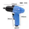 Chunlong Bql8-1 Ferramenta Pneumática de Grau Industrial Chave de Impacto Pneumática Pequena Chave Pneumática com Cabeça Sextavada de Face Final para Serviço Pesado