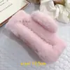 Presilha de Cabelo de Pelúcia Imitação de Pelo de Coelho Clip de Cabelo Coreano Outono e Inverno Estilo Suave Presilha Grande de Tubarão Acessórios de Cabelo Atacado