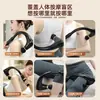 Pistola de Masaje Fascial Portátil con Cabeza Curva, 6 Niveles de Velocidad, Masajeador de Mano para Relajación Profunda de Piernas, Cintura, Hombros y Cuello