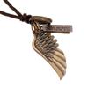 Colar de Asas de Anjo AliExpress Wish Mais Vendido Colar de Couro de Boi Colar Popular Europeu e Americano Joias Yiwu