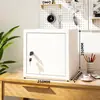 Armário Pequeno de Metal para Uso Doméstico, Armário com Senha para Quarto, Armário de Arquivos, Armário Pequeno de Metal para Mesa de Estudante, Armário para Dormitório de Meninas, Armário de Armazenamento