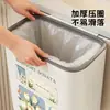 Cubo de basura de pared para uso doméstico, diseño elegante, específicamente para baños y aseos, elimina la necesidad de agacharse, adecuado para cocinas y salas de estar, también funciona como portapañuelos