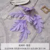 Flor artificial roxa estilo sonho material de flor de casamento decoração de paisagismo de auditório de casamento arranjo de flores flor artificial flor de seda lote