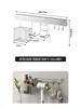 Declaración de Estilo de Vida: Estante de Almacenamiento para Baño de Acero Inoxidable, Cesta Colgante para Baño, No Requiere Taladro, Almacenamiento Montado en Pared para Lavabos y Fregaderos