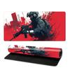 Alfombrilla de Teclado para Ordenador Gaming Exclusiva Transfronteriza Modelo de Dibujos Animados Anime con Bloqueo de Bordes Tamaño Extragrande Alfombrilla de Ratón Alfombrilla de Escritorio