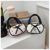 Bolso Cuadrado Mini Plegado con Lazo de Moda Tendencia para Mujer 2025 Nuevo Bolso de Hombro Cruzado de Alto Valor Mochila para Niñas