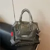 Bolsa de Mão Nicho Estilo Coreano Nova Casual Versátil para o Trabalho Bolsa de Ombro Única Leve para Passeio Bolsa Transversal Bolsa de Tecido para Comércio Exterior Tendência