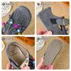 Zapatos Birkenstock de Borlas para Niñas Otoño 2025 Nuevos Zapatos Infantiles Estilo Coreano Retro con Perlas Zapatos Casuales para Niñas