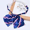 Camisa de Cuello Corbata de Moño Uniforme Niños Niñas Estudiantes Escolares Banco Carrera Trabajo Dama Estilo Universitario Corbata