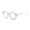 Armações de Óculos Coloridas com Armação Grande Estilo Europeu e Americano, Armações de Óculos Elegantes e Modernas para Emagrecer, Podem Ser Equipadas com Lentes de Grau, Venda por Atacado do Fabricante