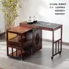 Mesa de Chá Móvel para Varanda Mesa de Chá Doméstica Armário de Chá Giratório Mesa de Café Moderna com Rodinhas Carrinho de Chá Pequeno de Luxo Leve Famoso da Internet