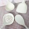 Nuevos Utensilios de Cocina de Silicona Bicolor Azul y Blanco Espátula de Silicona Colador Todo Incluido Cuchara para Sopa Cuchara para Arroz Cuchara de Cocina Multifuncional Juego de Espátulas