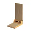 Tabla Rascadora para Gatos, Vertical en Forma de L, Grande, Cartón Corrugado Vintage, Nido para Gatos para Afilar Garras, Elevado, Montaje en Pared, Juguete para Gatos, Gato Mascota