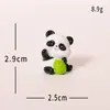 Micro-paisaje creativo lindo caricatura figura de panda gigante accesorio de decoración DIY adorno para escritorio del hogar