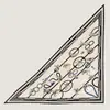 Chal de terciopelo para habitaciones con aire acondicionado, pañuelo triangular de seda para mujer, tacto de alta gama, estilo fino de verano, protección solar premium para el verano