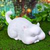 Luz de noche de dibujos animados de gato gordo leyenda positiva al por mayor linterna creativa de gato lindo que babea luz de estrella para dormitorio infantil regalo