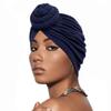 Gorro étnico de círculo de flores cepillado Amazon ventas transfronterizas gorro de quimioterapia gorro de pañuelo para la cabeza anudado con torsión tridimensional a prueba de viento