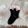 Nuevos Calcetines Divertidos de Animales Peek-A-Boo Otoño e Invierno Tendencia Estilo Coreano Combinación de Colores Lindos Cachorro Pingüino Calcetines para Mujer Algodón Puro de Caña Media