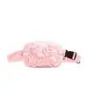 Bolsa de Cintura de Malla Floral Dulce Nueva Primavera Moda Simple Único Bolso de Hombro Cruzado Bolso de Pecho de Encaje