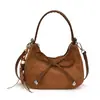 Outono/Inverno 2026 Novo Design Bolsa de Mão/Transversal com Laço Bolsa Melade Tendência Versátil Fashionável Feminina