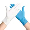 Guantes Desechables de Nitrilo Antideslizantes y Resistentes al Desgaste al por Mayor, Resistentes a Ácidos y Álcalis, de Grado Alimenticio para Laboratorio de Investigación Científica, Guantes de Nitrilo Azules
