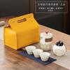Encanto Antiguo Informal Juego de Té de Viaje Portátil Juego de Té Kung Fu Taza Rápida para Exteriores Regalo de Negocios Festivo Impresión Personalizada