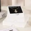 Cajas de embalaje para joyería personalizadas al por mayor con insertos de esponja para anillos, pendientes, collares, pulseras y cajas de almacenamiento para joyería