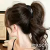 Presilha banana versátil para primavera e verão, suave e elegante, presilha de garra grande para cabelos grossos, presilha horizontal para coques na nuca, acessório de cabelo