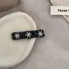 Grampo de Cabelo Bb Floco de Neve Completo em Diamante Elegante de Alta Qualidade Coreano Novo Design de Nicho Para Franja Lateral Pedaços de Cabelo Headwear