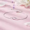 Pulseira Coração Novo Estilo Transfronteiriça para Mulheres, Design Original de Nicho com Sensação de Alto Padrão, Joia de Coração Simples e Versátil de Luxo Leve