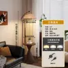 Luminária de Chão Estilo Medieval para Sala de Estar, ao Lado do Sofá, Luminária de Cabeceira para Quarto, Luminária de Chão Personalizada Criativa com Nicho de Arte Designer