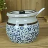 Botella de Cerámica Japonesa para Condimentos Frasco Frasco para Condimentos Frasco para Chile Frasco para Sal Soporte para Palillos Botella para Palillos de Dientes Olla para Vinagre Olla para Salsa de Soja Frasco para Pimienta
