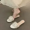 Sandália de Salto Anabela com Laço de Renda, Bico Aberto, Estilo Coreano, Confortável, para Primavera/Verão 2026, Sandálias Femininas para Uso Diário e Outdoor